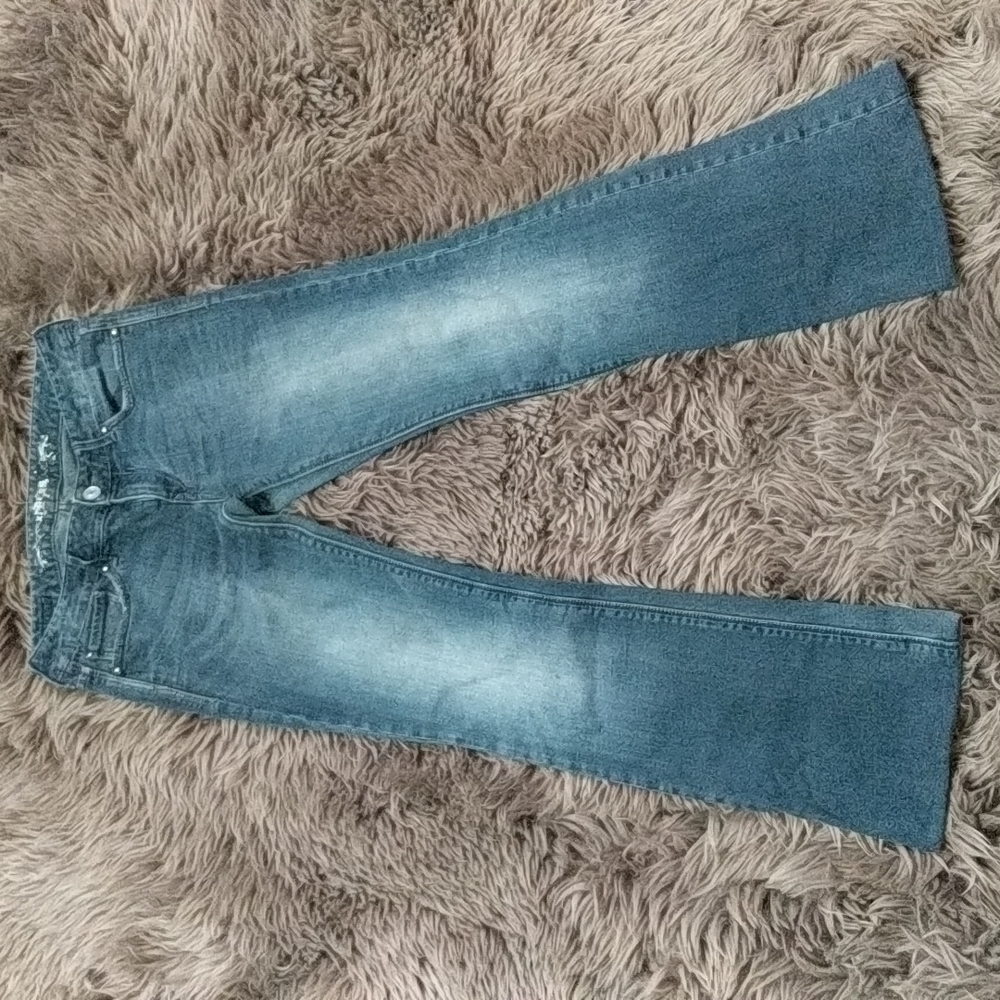 Express "Stella" Bootcut Low-Rise Jeans